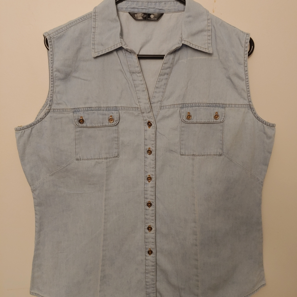 Riders by Lee denim sleeveless top